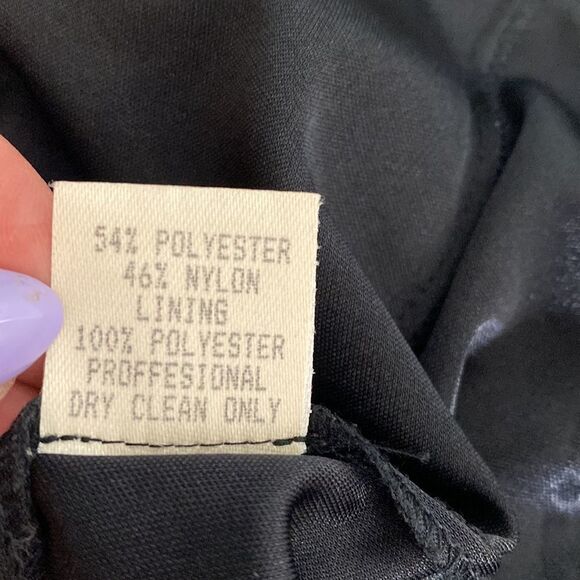 Vintage 90s Andrea Polizzi for Rex Lester animal print shimmer mini dress size 8 - Picture 6 of 10